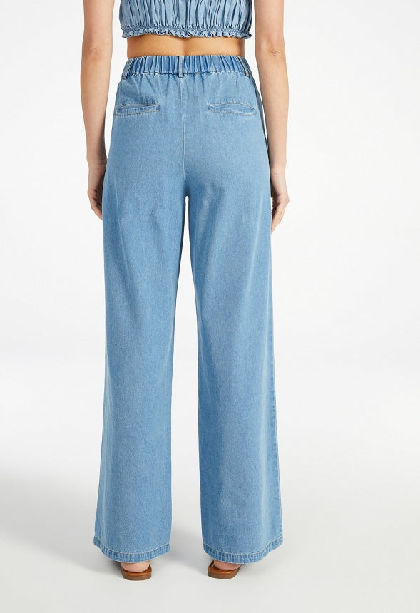 Hayden Clean Front Denim Trousers Riptide