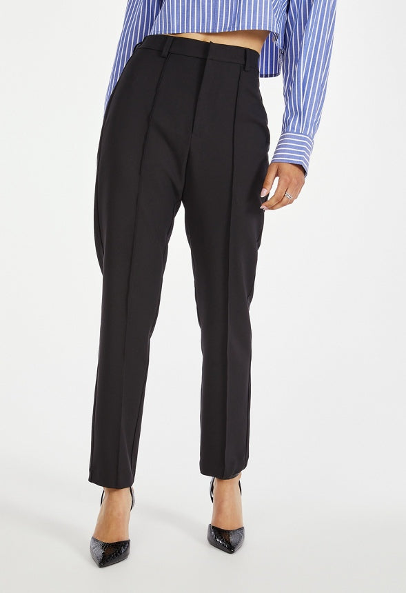 Slim Crop Trousers Black Caviar