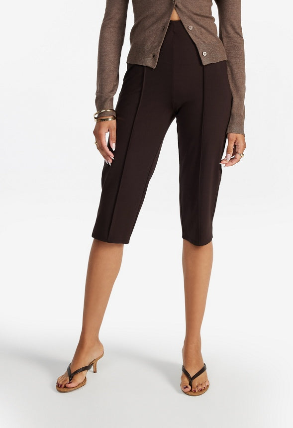 Ponte Capri Trousers Coffee