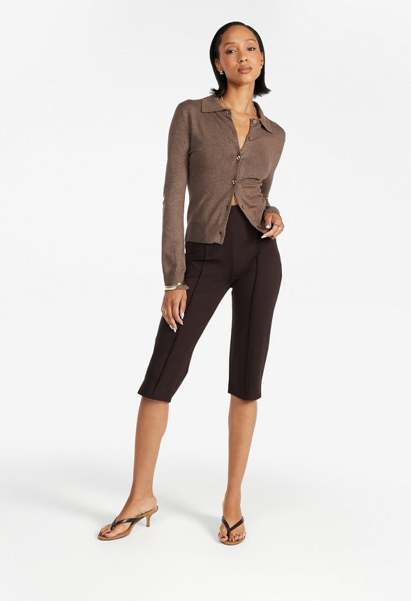 Ponte Capri Trousers Coffee
