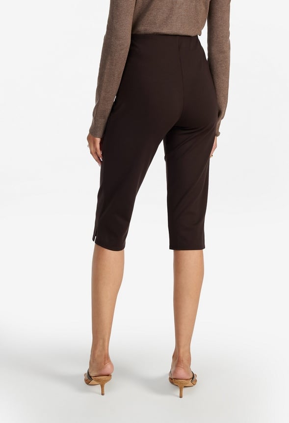 Ponte Capri Trousers Coffee