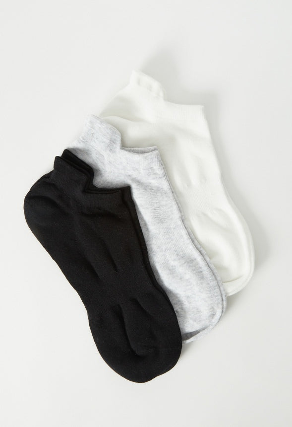 Active Sock Set White/Grey/Black