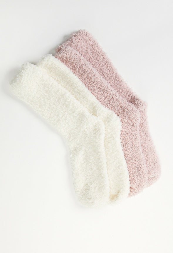 Cozy Sock Set Birch White/ Blush