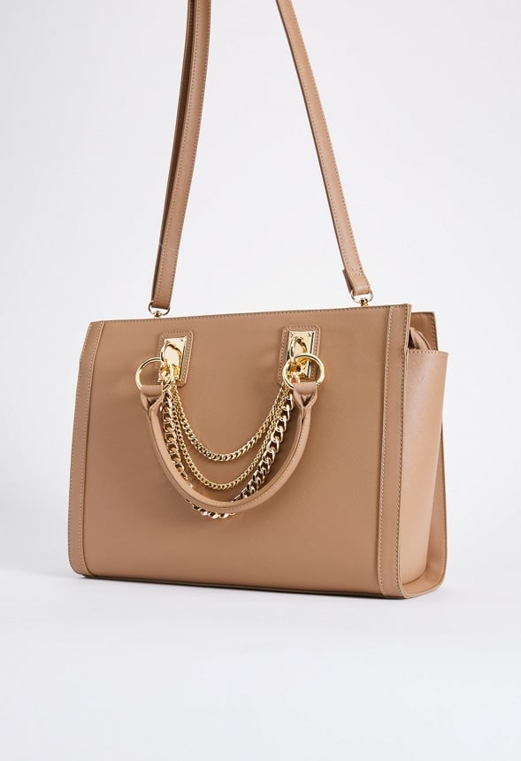 BRADLEY SATCHEL Taupe