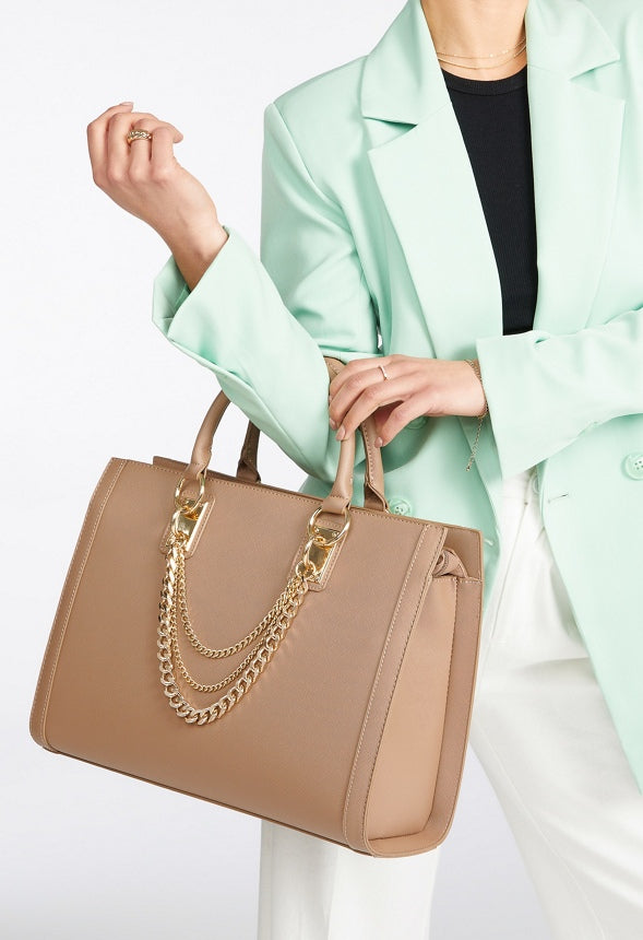 BRADLEY SATCHEL Taupe