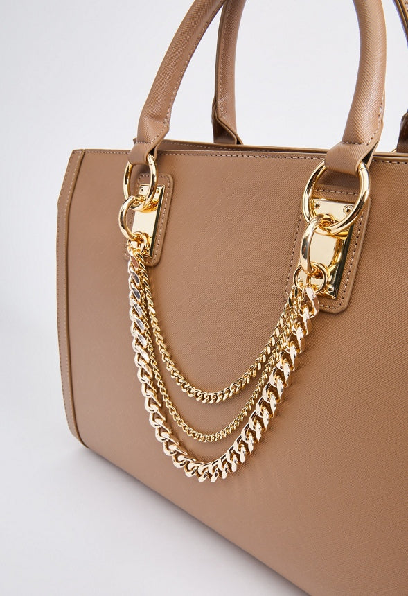 BRADLEY SATCHEL Taupe