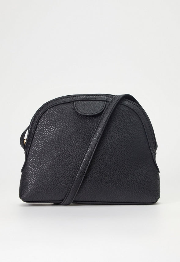 ZIPPERED SATCHEL SET Black
