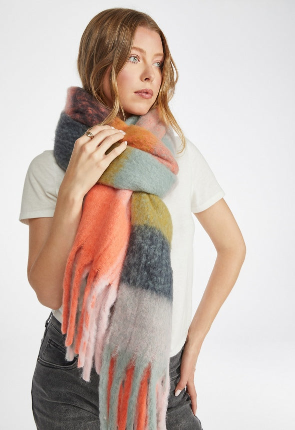 Plaid Scarf Multi