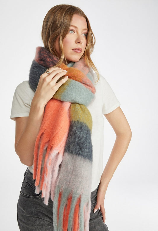 Plaid Scarf Multi