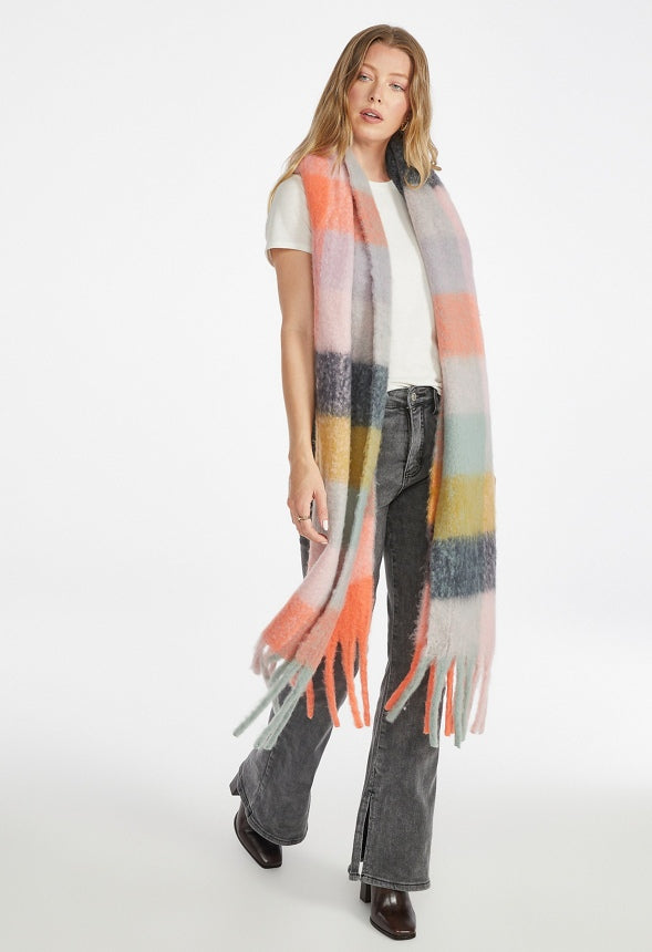 Plaid Scarf Multi