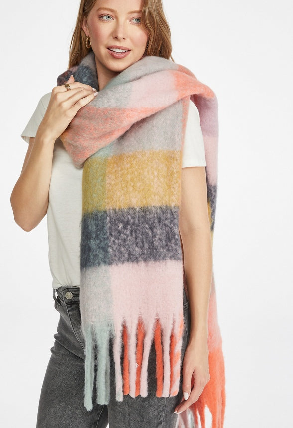 Plaid Scarf Multi