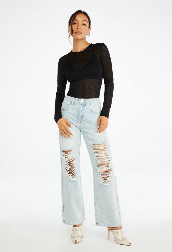 Billie Mid Rise Straight Leg Jean Dynamic