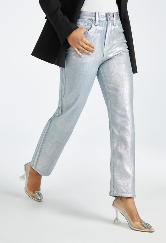 Jack High Rise Ankle Straight Leg Jeans Brightside