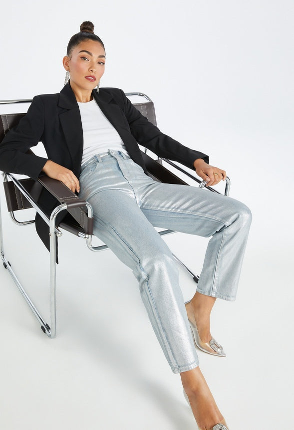 Jack High Rise Ankle Straight Leg Jeans Brightside
