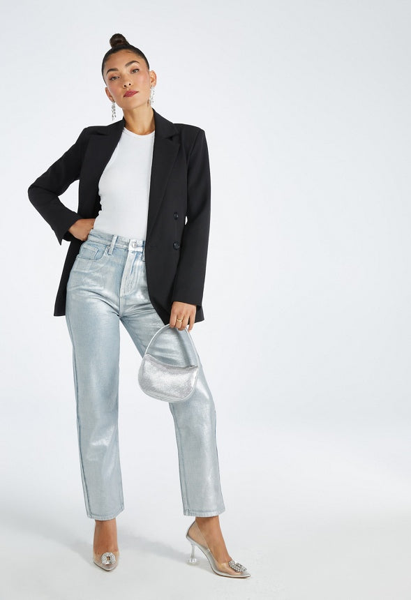 Jack High Rise Ankle Straight Leg Jeans Brightside