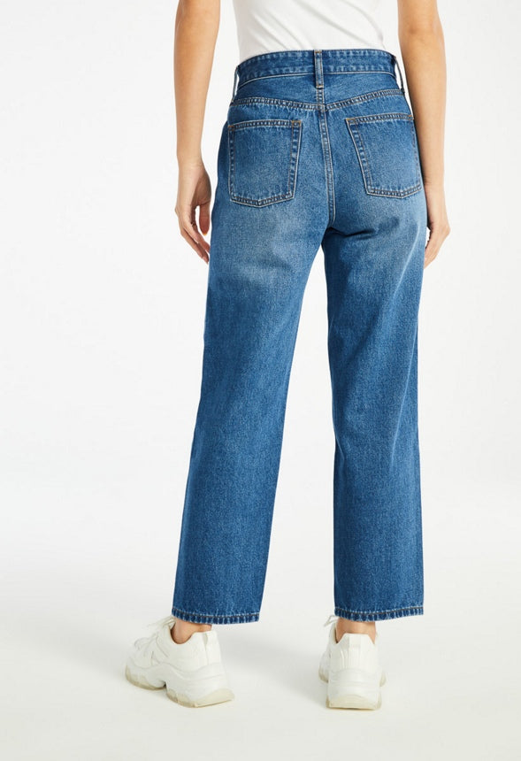 Jack High Rise Ankle Straight Leg Jeans Faze