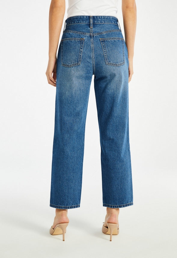 Jack High Rise Ankle Straight Leg Jeans Faze