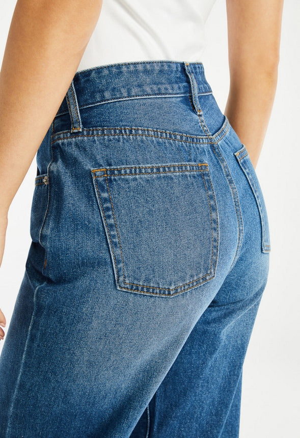 Jack High Rise Ankle Straight Leg Jeans Faze
