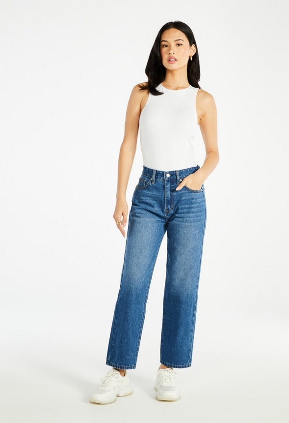 Jack High Rise Ankle Straight Leg Jeans Faze