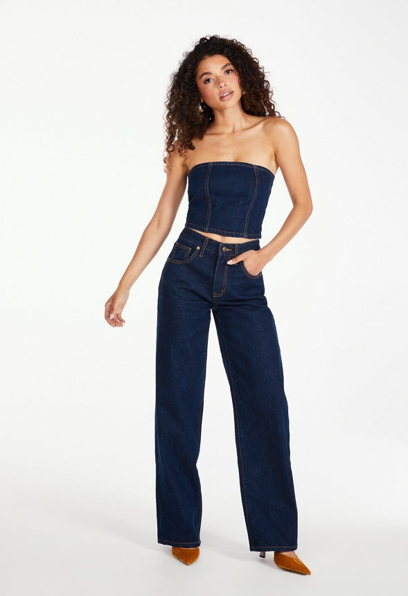 Billie Mid Rise Straight Leg Jeans Imagine