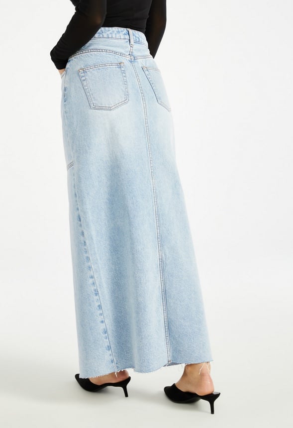 Ricki Maxi Denim Skirt Issue