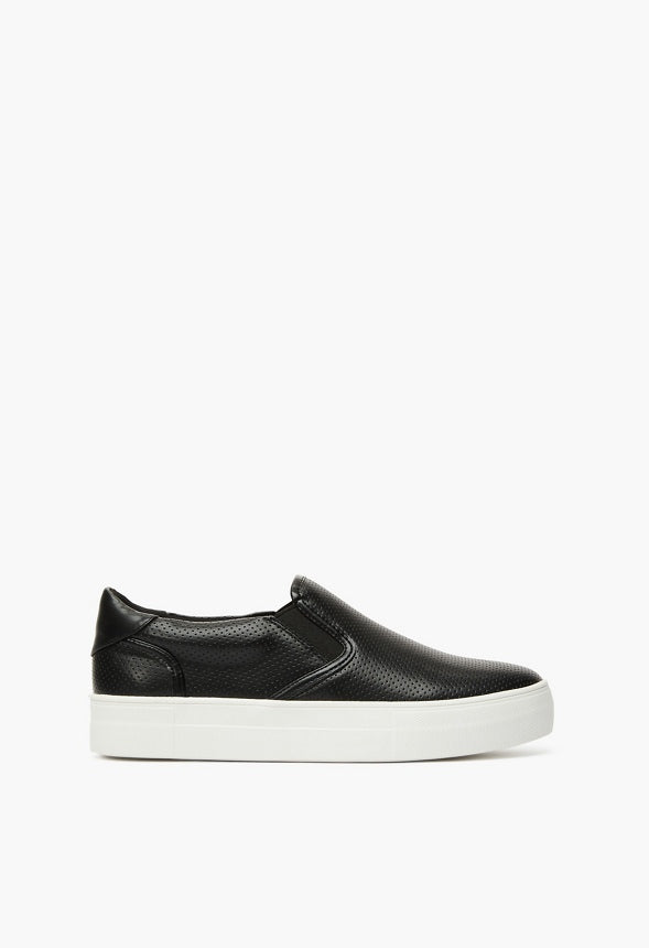 Eloise Flatform Sneaker Black Caviar