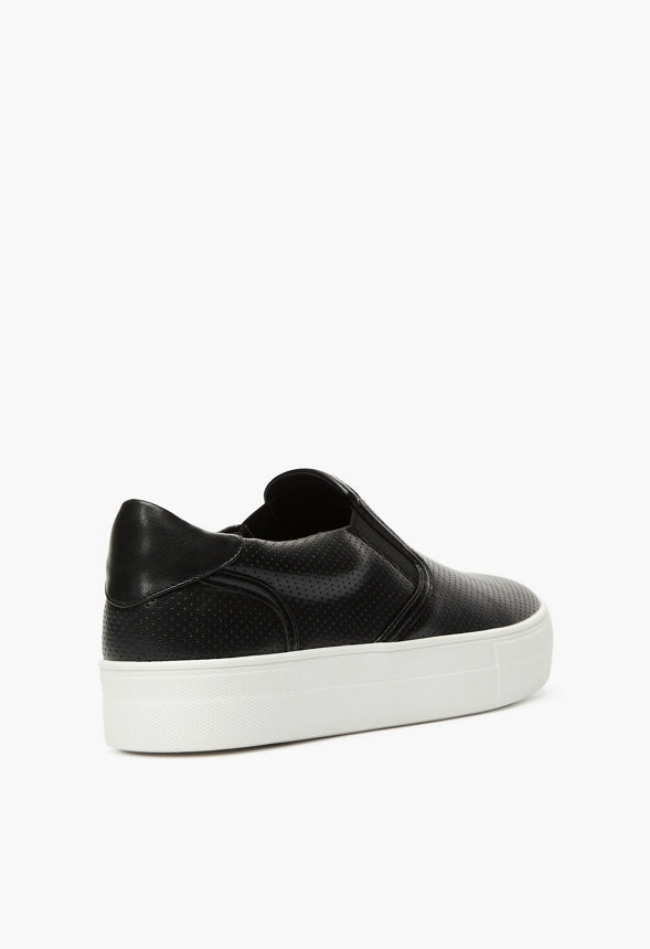 Eloise Flatform Sneaker Black Caviar