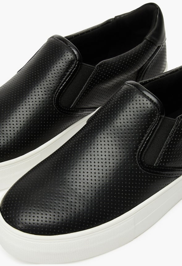 Eloise Flatform Sneaker Black Caviar