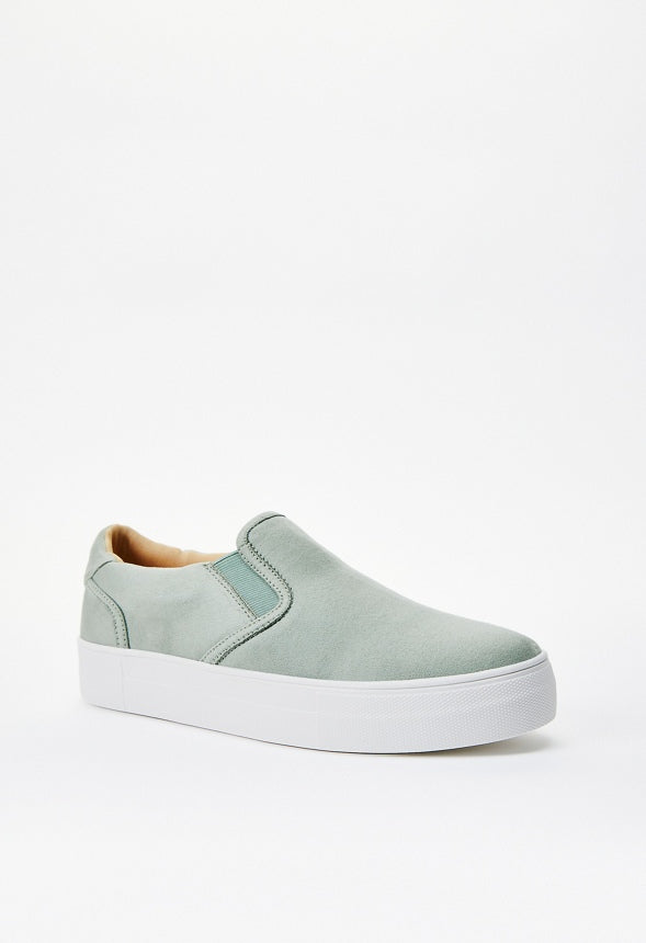 Eloise Platform Sneaker Seagrass Green