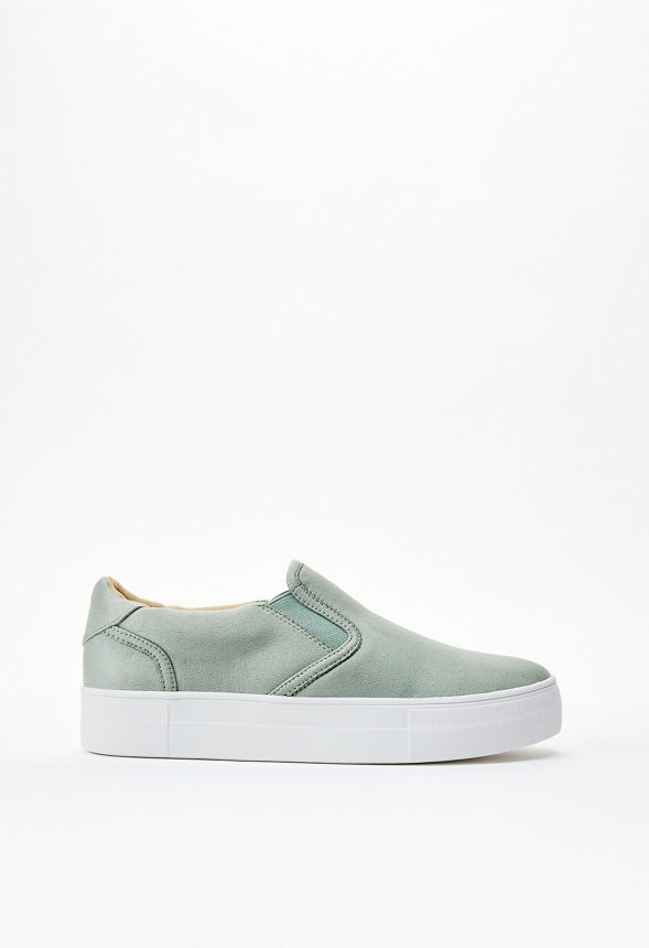 Eloise Platform Sneaker Seagrass Green