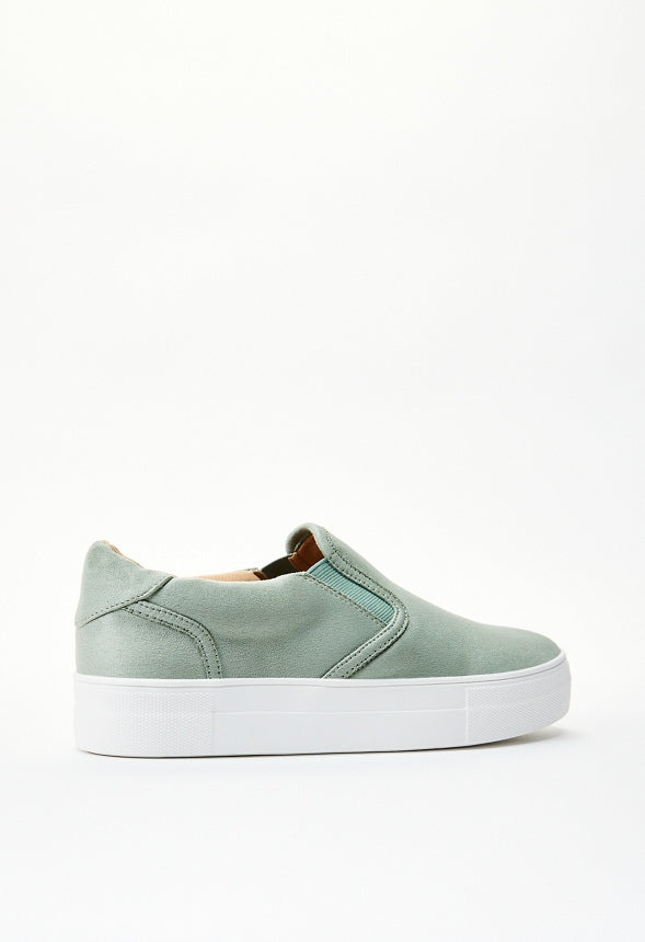 Eloise Platform Sneaker Seagrass Green
