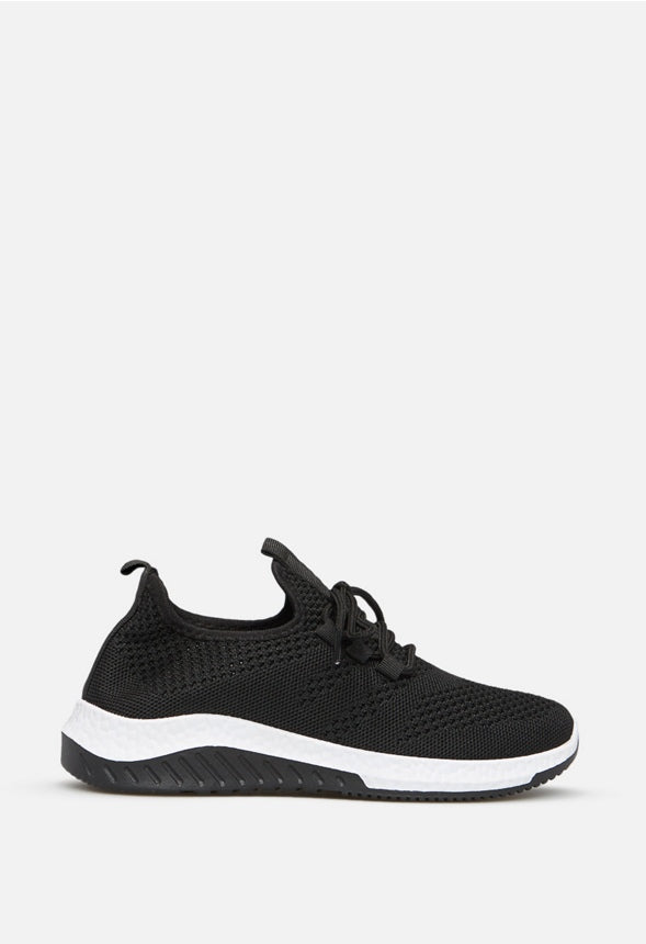 ISABELLA KNIT MESH SNEAKER Black