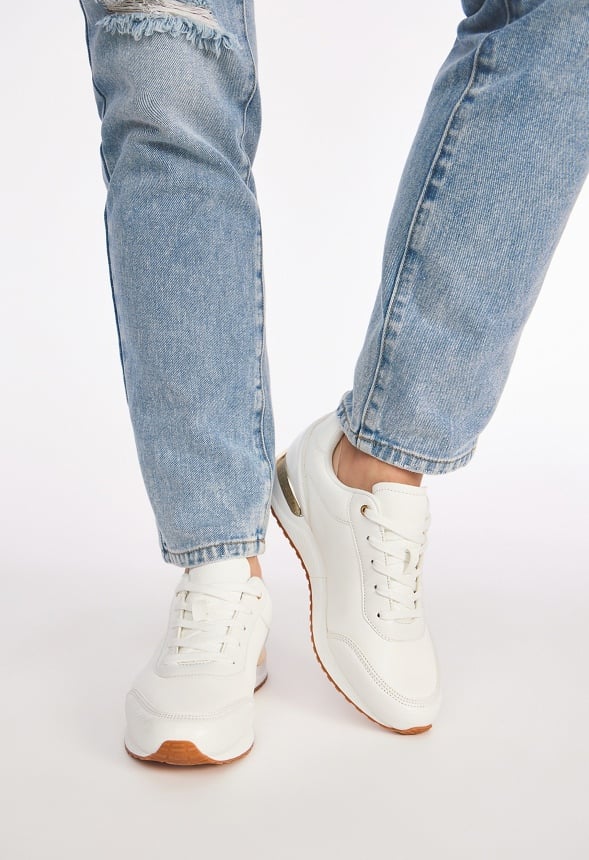 Verlyn Platform Sneaker White
