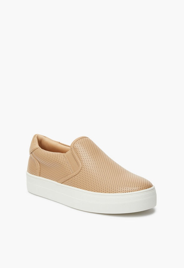 ELOISE FLATFORM SNEAKER Natural