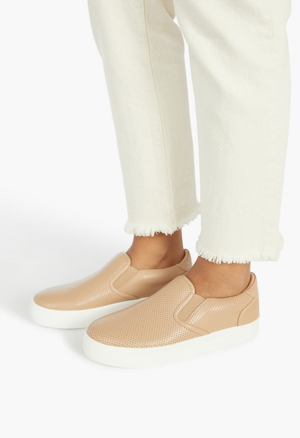ELOISE FLATFORM SNEAKER Natural