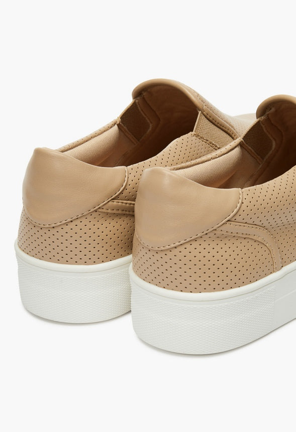 ELOISE FLATFORM SNEAKER Natural