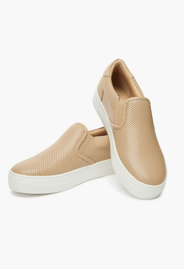 ELOISE FLATFORM SNEAKER Natural