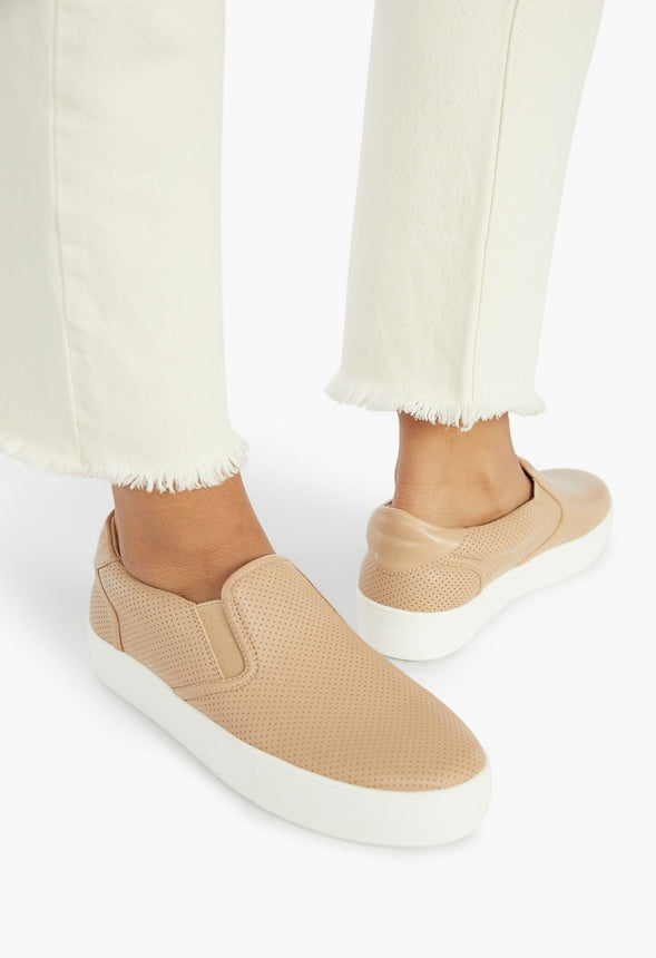 ELOISE FLATFORM SNEAKER Natural