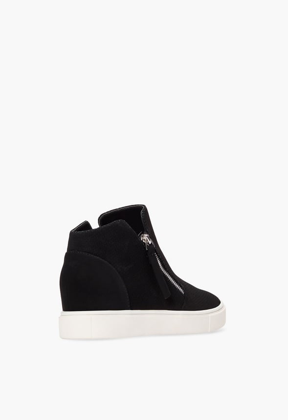 Kayden Wedge Sneaker Black
