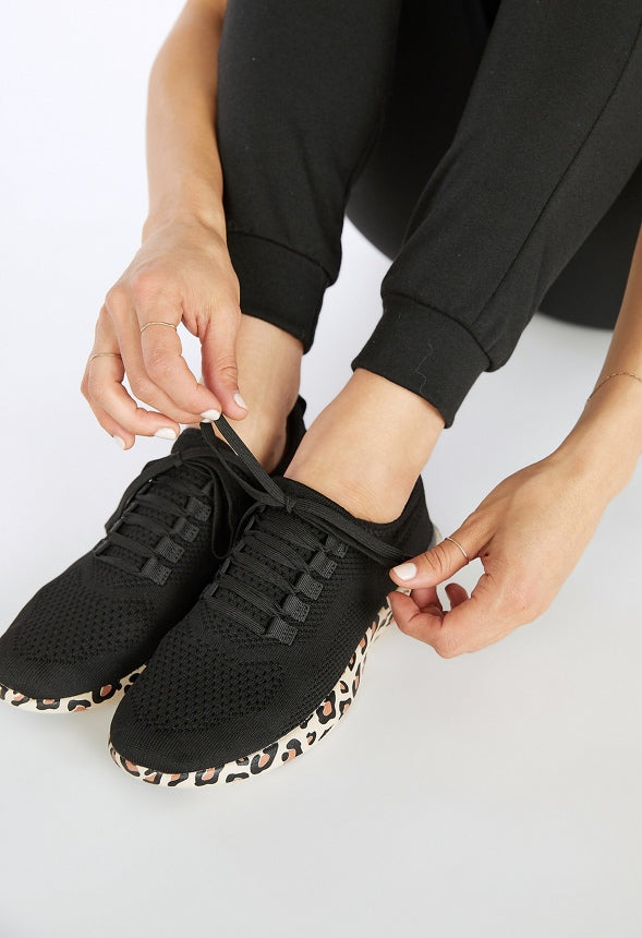 Easton Athletic Sneaker Black Active Knit