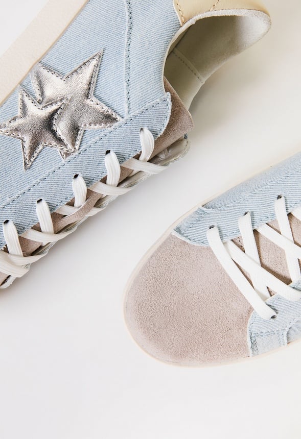 Zaylee Sneaker Light Denim Multi