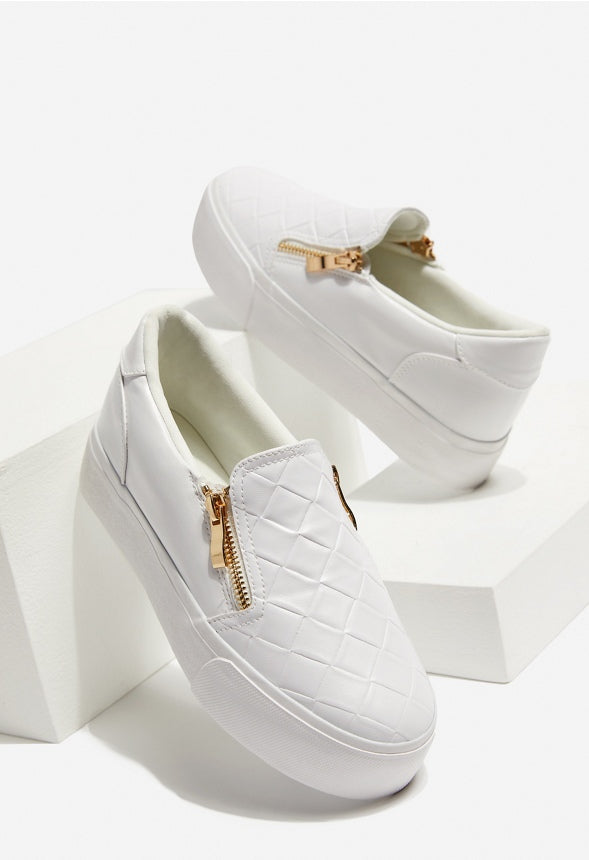 JAKALYN FLATFORM SNEAKER Bright White