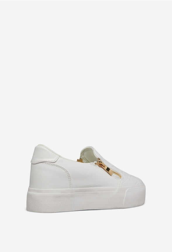 JAKALYN FLATFORM SNEAKER Bright White