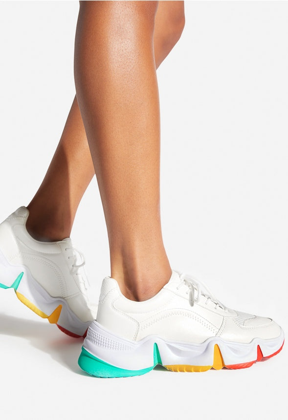 KIEYA CHUNKY SNEAKER White
