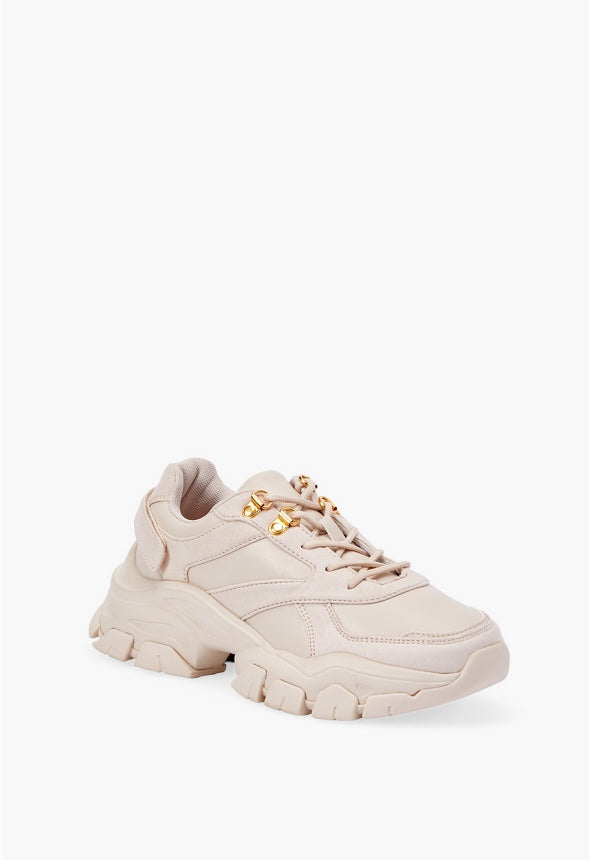 Ximena Chunky Sneaker Beige