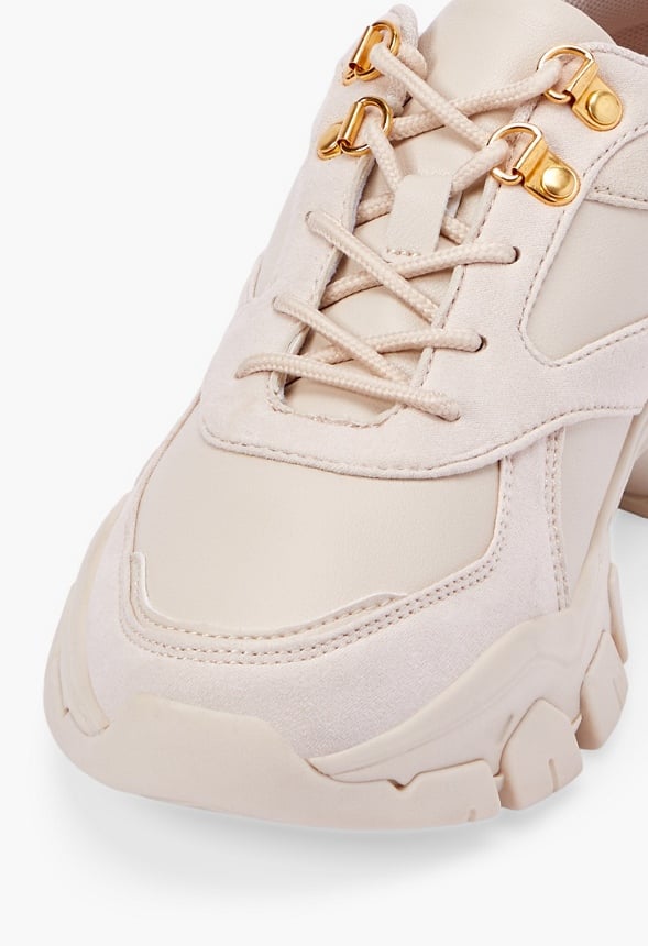 Ximena Chunky Sneaker Beige