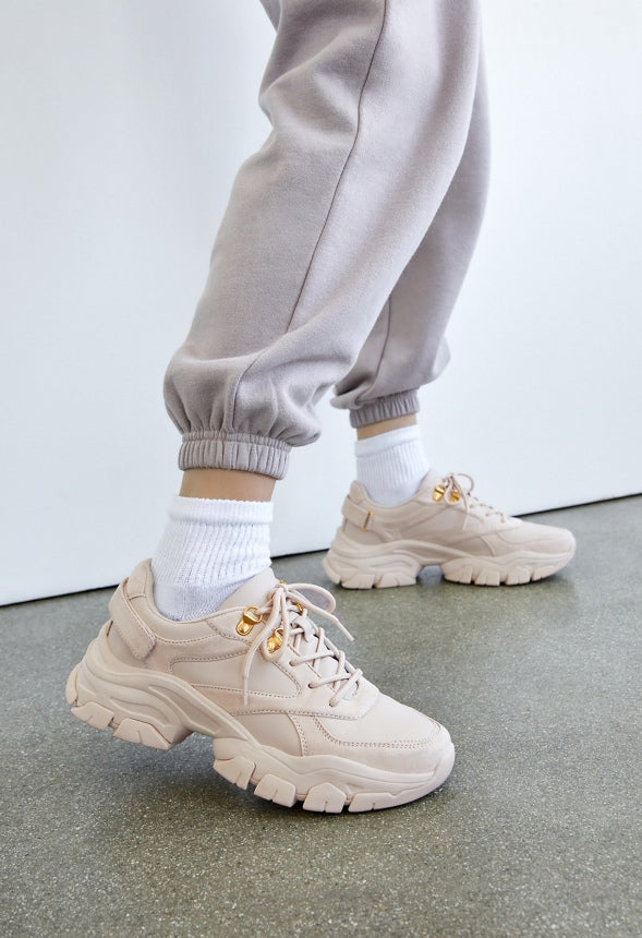 Ximena Chunky Sneaker Beige