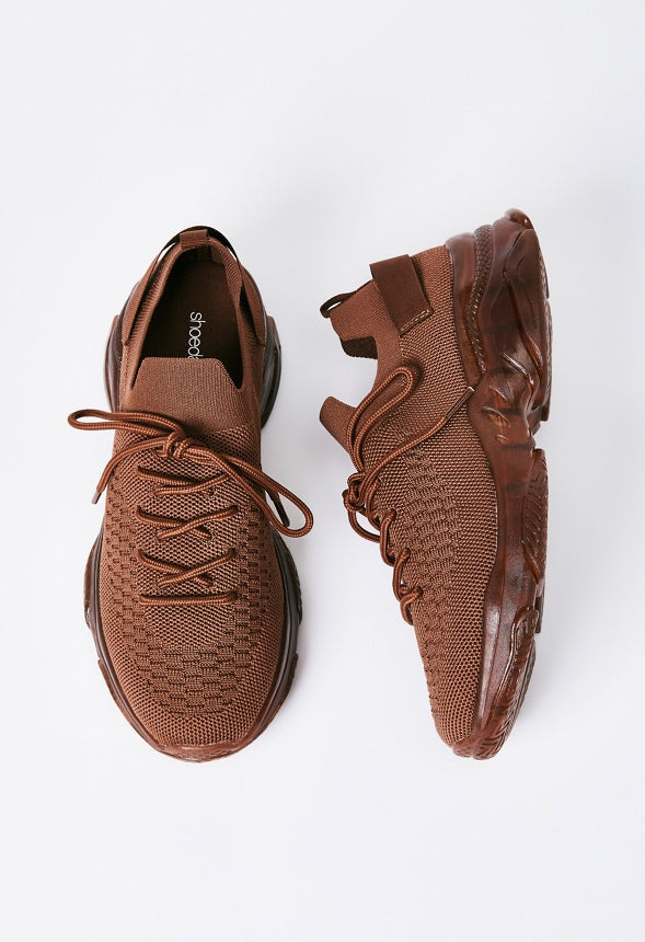 Dridda Chunky Sneaker Leather Brown