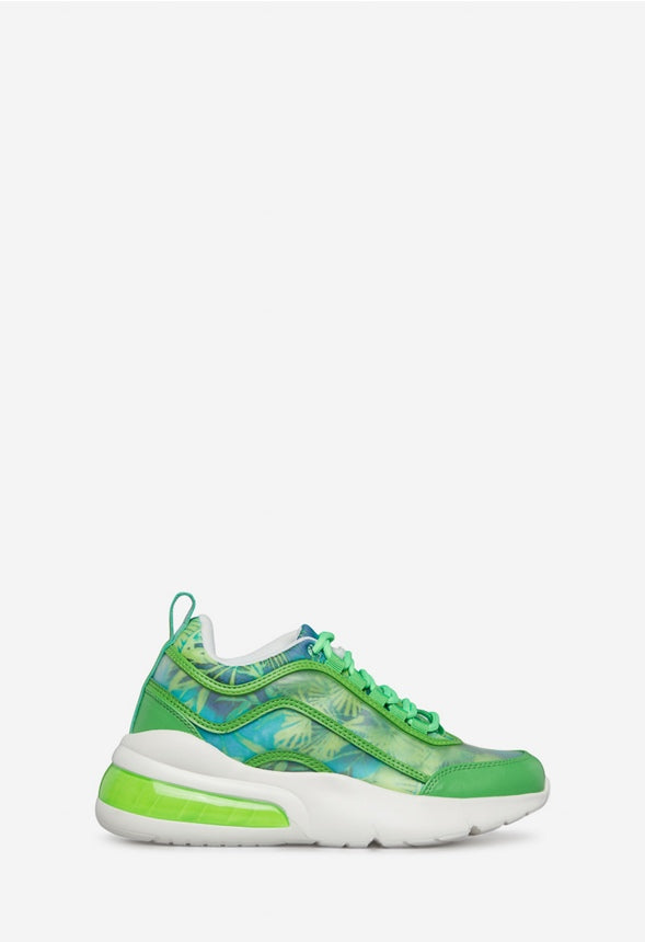 QUILLA CHUNKY SNEAKER Palm Print
