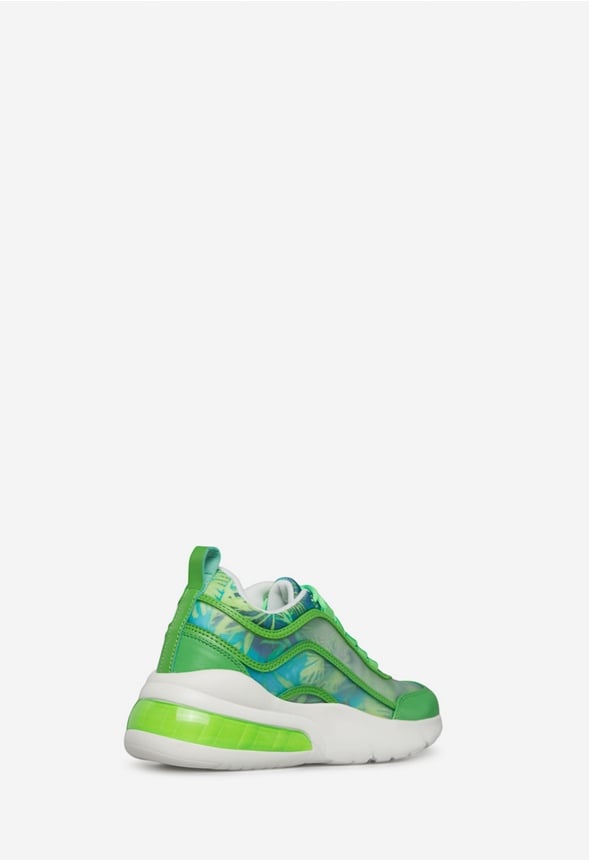 QUILLA CHUNKY SNEAKER Palm Print